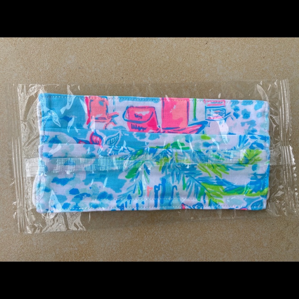 Lilly Pulitzer face mask NEW